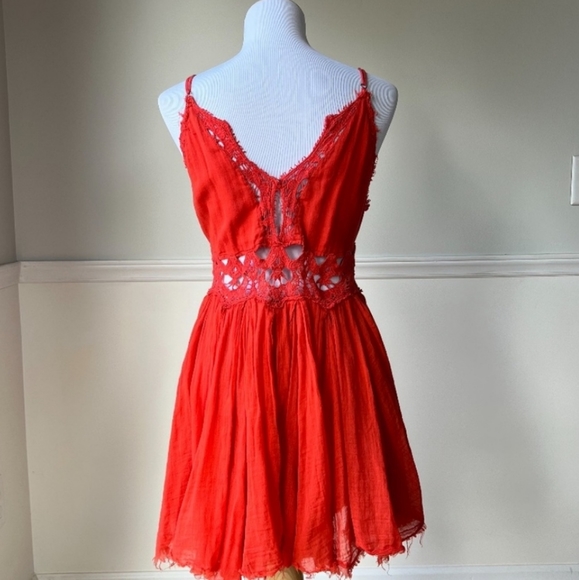 Free people Electktra mini dress in orange - Picture 5 of 13